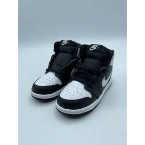 FD1413-010 Toddler Jordan 1 Retro High OG Black White Size 8c